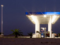 Operational gas and petrol station