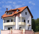 Completed complex of three family houses